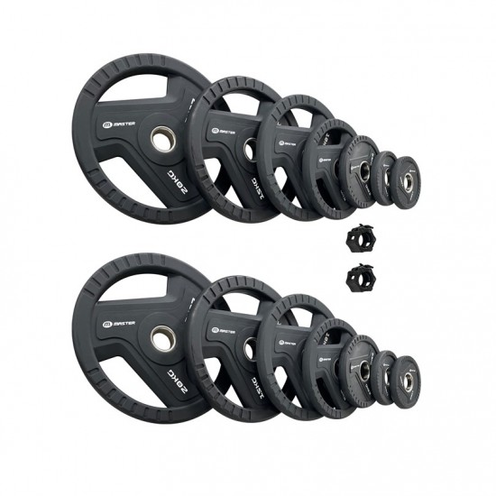 MASTER FITNESS PU PLATES PRO 110 KG BOX