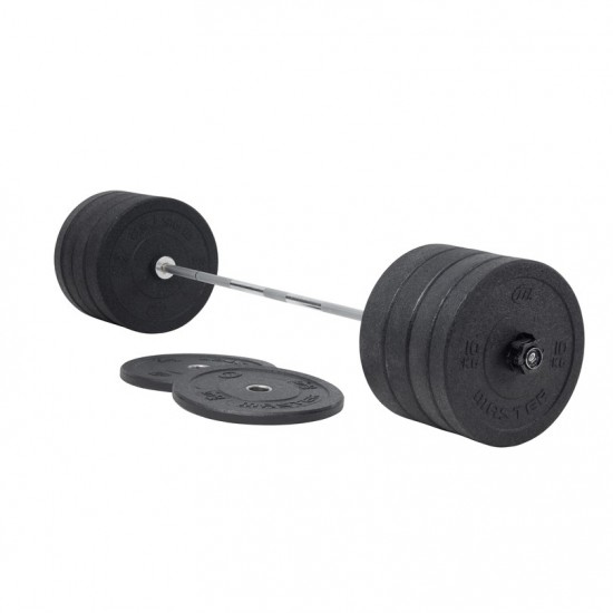 MASTER FITNESS VIKTPAKET 150 KG HIIMPACT BUMPER 