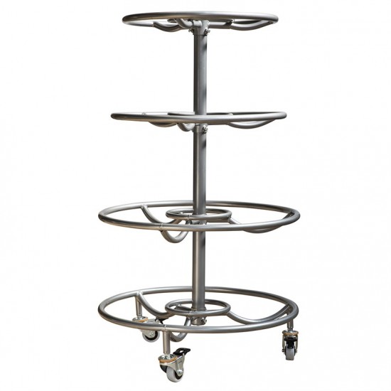 MASTER FITNESS BOLLSTÄLL - RUND 4 HYLLOR