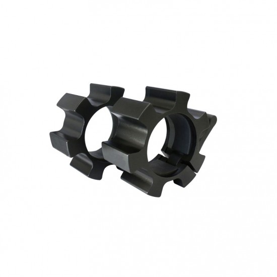 MASTER FITNESS SKIVSTÅNGSLÅS ALU SVART 50 MM