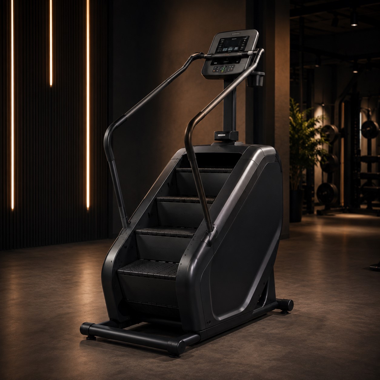 Professionell trappmaskin med roterande steg